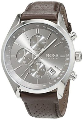 HUGO-BOSS-1513476-Men-Chronograph-Quartz-Watch-with-Leather-Strap-Grey-0