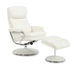 Halden-Faux-Leather-Swivel-and-Recliner-Chair-With-Chrome-Trims-0