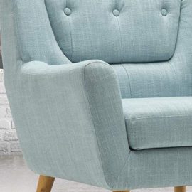 Happy-Beds-Lambeth-Duck-Egg-Blue-Fabric-Chair-Wooden-Legs-Modern-Seat-Furniture-0-2