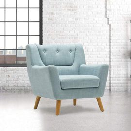 Happy-Beds-Lambeth-Duck-Egg-Blue-Fabric-Chair-Wooden-Legs-Modern-Seat-Furniture-0