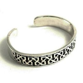 Mens-Genuine-Mexican-Solid-Silver-Heavy-44g-Celtic-Design-Torque-14x2mm-UK-925-Hallmark-0