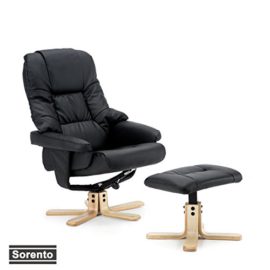 More4Homes-SORENTO-BLACK-BONDED-LEATHER-SWIVEL-RECLINER-ARMCHAIR-CHAIR-FOOT-STOOL-0