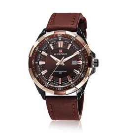 Neotrix-NAVIFORCE-Military-Analog-Leather-Strap-Mens-Watch-30M-Water-Resistant-Sport-Wrist-Watch-Brown-0