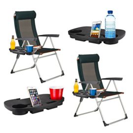 Set-of-2-x-Clip-On-Camping-Chair-Side-Table-Outdoor-Garden-Fishing-Beach-Storage-Tidy-0