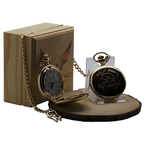 The Beatles Signed Pocket Watch 24kt Gold Coated Luxury Gift in Wooden ...