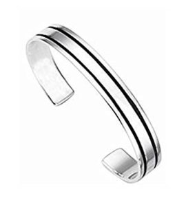 TreasureBay-Mens-Solid-925-Sterling-Silver-Bangle-295grams-Model-TBMB995-0