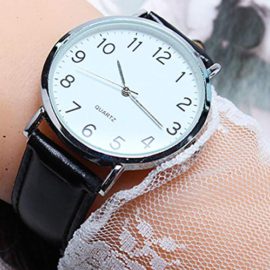 Unisex-Watches-2018-On-Sale-Unisex-Simple-Business-Fashion-Leather-Quartz-Wrist-Watch-0-0