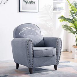 Warmiehomy-Modern-Linen-Fabric-Occasional-Chair-Upholstered-Tub-Chair-Armchair-with-Solid-Wood-Legs-Living-Room-Chair-Bedroom-Chair-Reception-Chair-0