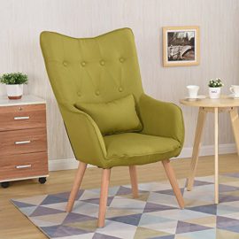 Warmiehomy-Modern-Occasional-Chair-Buttoned-Linen-Fabric-Tub-Chair-Armchair-for-Bedroom-Living-Room-Office-Lounge-Reception-0