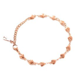 findout-ladies-14K-rose-gold-plated-titanium-steel-hollow-hearts-double-anklets-for-women-girlsf1286-0