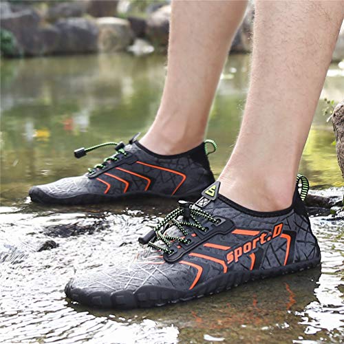 UBFEN Barefoot Water Shoes Mens Womens Sports Aqua Shoes Swim Shoes for ...
