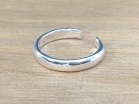 925-Sterling-Silver-Toe-Ring-Plain-Adjustable-Band-Brand-New-Gift-Boxed-0-0