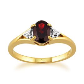 9ct-Yellow-Gold-077ct-Natural-Garnet-Diamond-Single-Stone-Ring-0