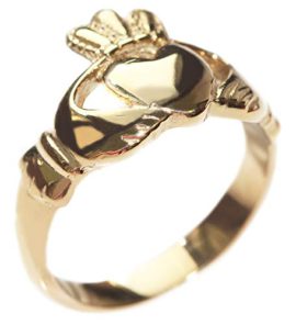 Ah-Jewellery-Womens-Gold-Over-Stainless-Steel-Celtic-Claddagh-Ring-Stamped-316-Beautifully-Set-Traditional-Design-4GR-Total-Weight-Outstanding-Quality-Finish-0