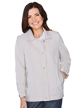 Ladies-Womens-Blouson-Style-Lightweight-Jacket-Coat-with-Piping-0