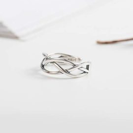 SNORSO-Womens-S925-Sterling-Silver-Thumb-Ring-Celtic-Knot-Adjustable-Open-Ring-0-3