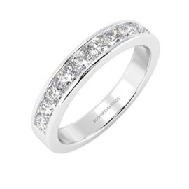 Special-Offer--UK-Hallmarked-Palladium-3-mm-040-Carat-Round-Diamond-Channel-Set-Half-Eternity-Ring-0