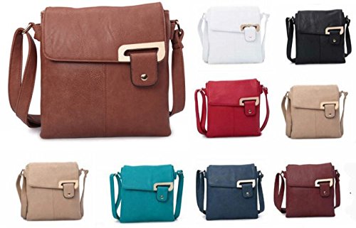 WOMENS MEDIUM MULTI COMPARTMENT CROSS BODY SHOULDER MESSENGER BAG