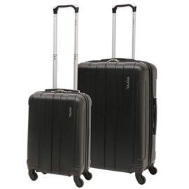 EONO-Essentials-4-Wheel-ABS-Hard-Shell-2-Piece-CabinHold-Luggage-Suitcase-Set-0