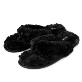 Fuzzy-House-Slippers-for-Women-Comfortable-Furry-Spa-Thongs-Cozy-Slip-On-Flip-Flops-Soft-Insole-Rubber-Outsole-by-Roxoni-0