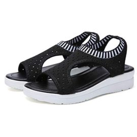 LINGTEU-Womens-Ladies-Platform-Sandals-Low-Wedge-Open-Toe-Summer-Flats-Slip-On-Espadrille-T-Strap-Shoes-Size-2-10-0