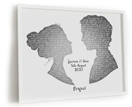 Any-Song-First-Dance-Wedding-Anniversary-Birthday-or-Valentines-Day-Gift-Framed-or-Unframed-Song-Lyrics-Print-Gifts-for-her-gifts-for-him-1st-wedding-anniversary-10th-wedding-anniversary-0