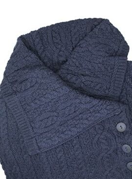 Aran-Crafts-Womens-Cable-Knit-Soft-Collar-3-Button-Coat-100-Merino-Wool-0-1