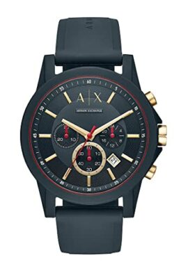 Armani-Exchange-Mens-Three-Hand-Date-Gunmetal-Tone-Stainless-Steel-Watch-AX1833-0