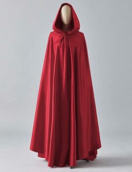 BAEAUTEICATE-Wedding-Cloak-Cape-with-Hood-Long-Satin-Poncho-for-Women-Bride-Maxi-Unisex-Medieval-Coat-Halloween-Christmas-Coaplay-Costume-Full-Length-0-0