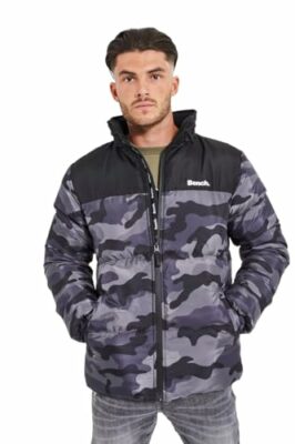 Bench-Original-Mens-Heavy-Weight-Fleece-Lined-Padded-Ultra-Warm-Winter-Black-Hooded-Coat-Jacket-Zip-Pockets-Inside-Zip-Pocket-0