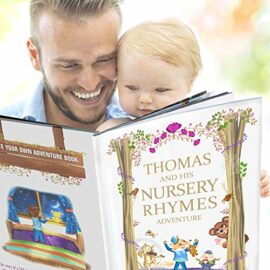 Book-of-Personalised-Nursery-Rhymes-and-Modern-Poems-for-Baby-and-Child-Birthday-Baptism-Gift-0-0