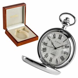 De-Walden-Boys-Christening-Gift-Engraved-St-Christopher-Pocket-Watch-Wood-Box-MP-0-0