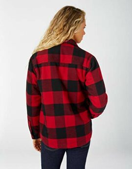 Dickies-Womens-Flannel-Sherpa-Lined-Chore-Coat-Work-Utility-Outerwear-0-1