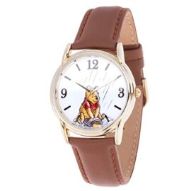 Disney-Unisex-Adults-Analog-Quartz-Watch-with-Leather-Strap-WDS000765-0