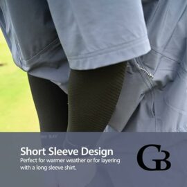 GALWAY-BAY-Short-Sleeve-Golf-Rain-Jacket-Three-Layer-Short-Sleeve-Lightweight-Breathable-All-Weather-Jacket-for-Men-0-1