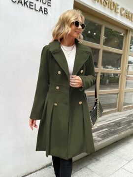 GRACE-KARIN-Women-Winter-Trench-Coat-Long-Puffed-Sleeves-Lapel-Collar-Double-Breasted-Duffle-A-Line-Peacoat-0-0