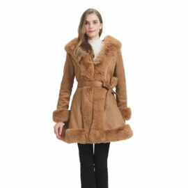 GRAN-ORIENTE-Womens-Faux-Leather-Jacket-with-faux-fur-coat-Collar-Long-Sleeve-Parka-with-Pockets-Warm-Winter-Coat-with-Belt-0-0