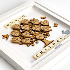 Gift-for-Grandparents-Family-Tree-Personalised-Grandchildren-frame-Framed-Grand-Children-Family-Tree-Christmas-Present-Gift-for-Grandparents-Grandchildren-family-tree-3d-wall-art-0