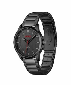 HUGO-Analogue-Quartz-Watch-for-Men-with-Black-Stainless-Steel-Bracelet-1530187-0-0