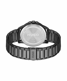 HUGO-Analogue-Quartz-Watch-for-Men-with-Black-Stainless-Steel-Bracelet-1530187-0-1