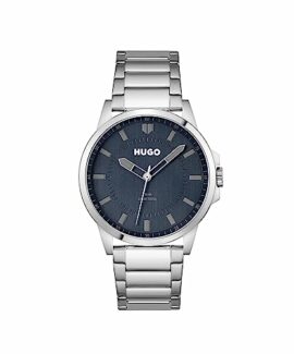 HUGO-Analogue-Quartz-Watch-for-Men-with-Silver-Stainless-Steel-Bracelet-1530186-0