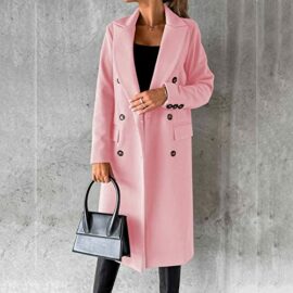 Long-sleeved-wool-coat-with-double-breasted-buttonsWomens-Double-Breasted-Long-Trench-Coat-Windproof-Classic-Lapel-Slim-Overcoat-0-1