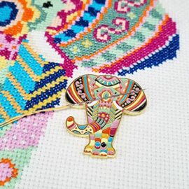 Meloca-Designs-Mandala-Elephant-Needle-Minder-for-Cross-Stitch-Embroidery-Sewing-Quilting-Needlework-and-Haberdashery-0-0