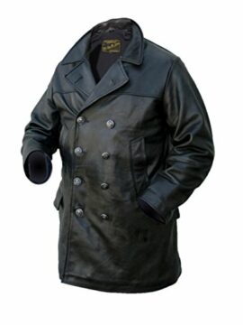 Noble-House-Mens-U-Boat-marine-coat-black-cowhide-leather-0