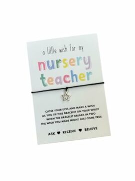 Nursery-teacher-gift-Nursery-teacher-wish-string-bracelet-0