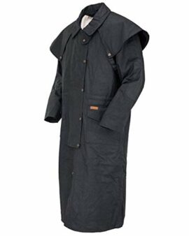 Outback-Trading-Unisex-Mantel-Stockman-Duster-2056-Stockman-Waterproof-Breathable-Extra-long-Cotton-Oilskin-Duster-Coat-0-0