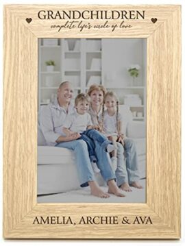 Personalised-Engraved-Grandchildren-Photo-Frame-Birthday-Gift-0