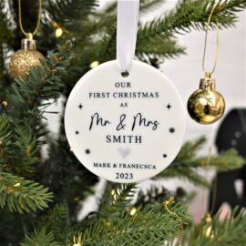 Personalised-First-Christmas-as-Mr-and-Mrs-Bauble-Custom-1st-Christmas-Married-Ornament-1st-Xmas-Newlywed-Christmas-Ornament-1st-Xmas-Married-Just-Married-0-1