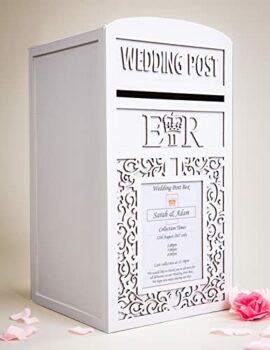 Personalised-Royal-Mail-Wedding-Card-Post-Box-With-Lock-Keys-Locking-Lockable-ERII-or-NEW-CRIII-Wooden-Wedding-Cards-Box-Large-Cards-Box-For-Wedding-Reception-0-0