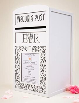 Personalised-Royal-Mail-Wedding-Card-Post-Box-With-Lock-Keys-Locking-Lockable-ERII-or-NEW-CRIII-Wooden-Wedding-Cards-Box-Large-Cards-Box-For-Wedding-Reception-0-1